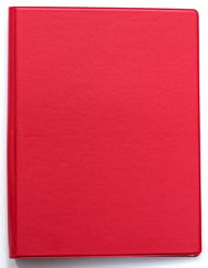 Model 601 Choral Folder with Strings Red with Expanded Pockets